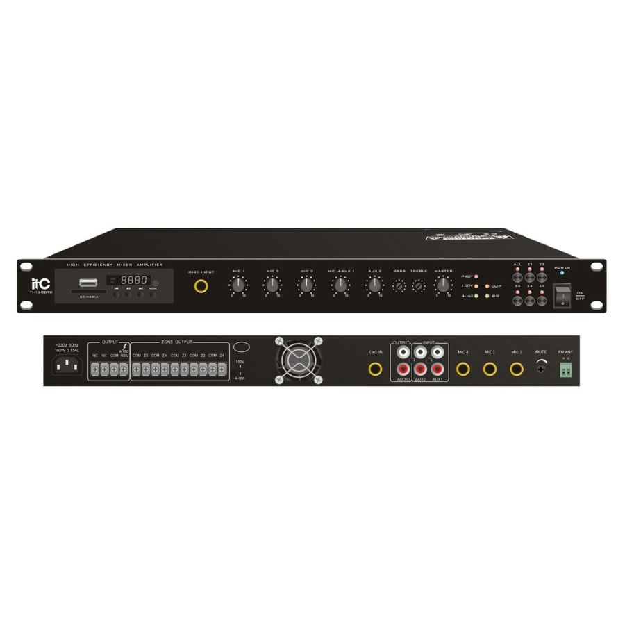 ITC T-B500DBT – Amply Kỹ Thuật Số (Bộ Khuếch Đại Trộn Âm Thanh Số)