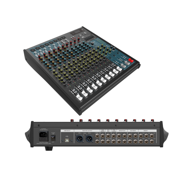 Alternative view of Bộ Trộn Âm Thanh ITC TS-14PFX-4 Mixer