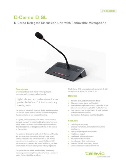 D-CERNO SL datasheet