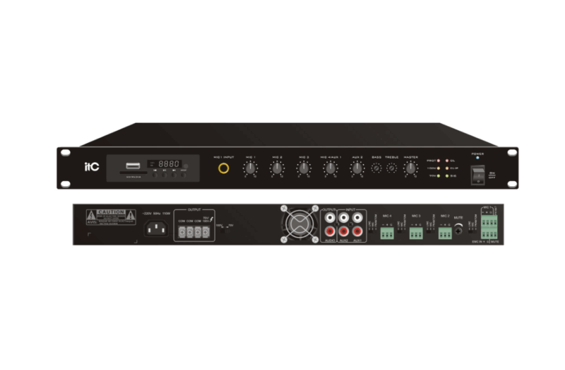 Amply kỹ thuật số ITC T-B60DTB với MP3/Tuner/Bluetooth