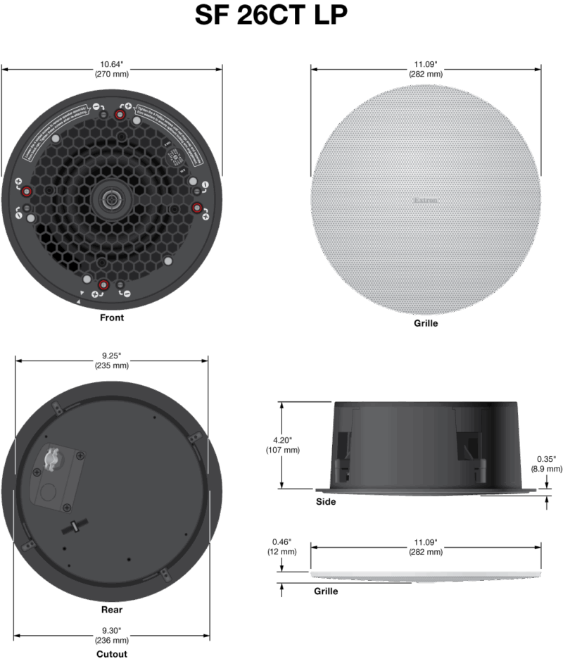 Kích thước tổng thể SF 26CT LP
