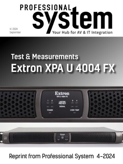 Amply Extron XPA U 4004 FX datasheet