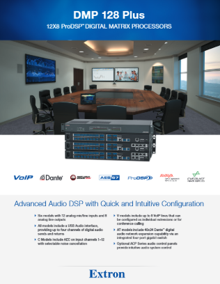 Extron DMP 128 Plus - Brochure