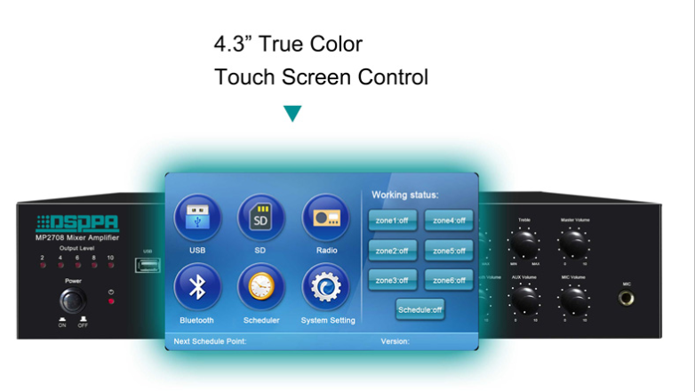 Ứng dụng thực tế Amply DSPPA MP2735