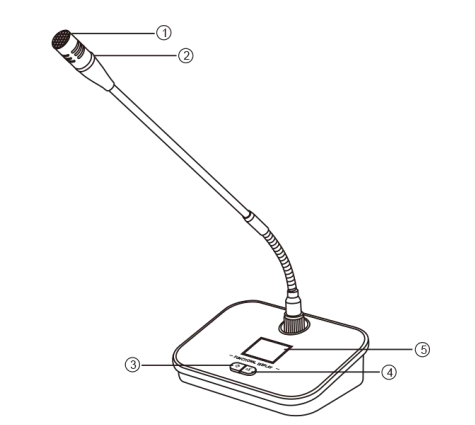 Sơ đồ kỹ thuật của Micro không dây DW60