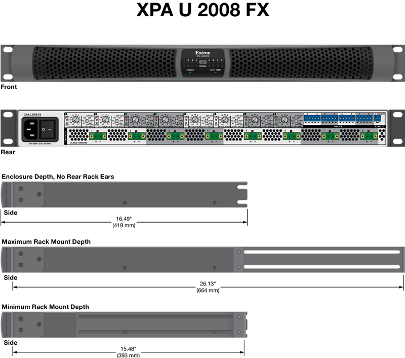 Sơ đồ kỹ thuật Amply XPA U 2008 FX