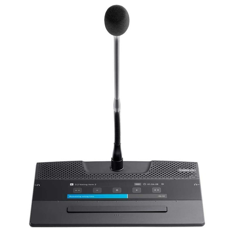 Micro hội nghị để bàn màn hình cảm ứng Televic Confidea FLEX MIKE