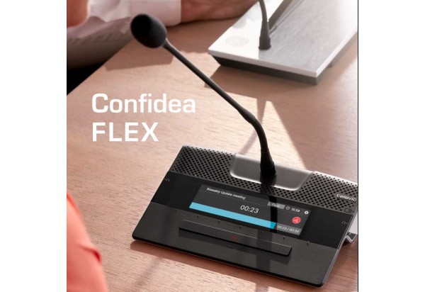 Thiết kế tinh tế của micro hội nghị Confidea FLEX MIKE