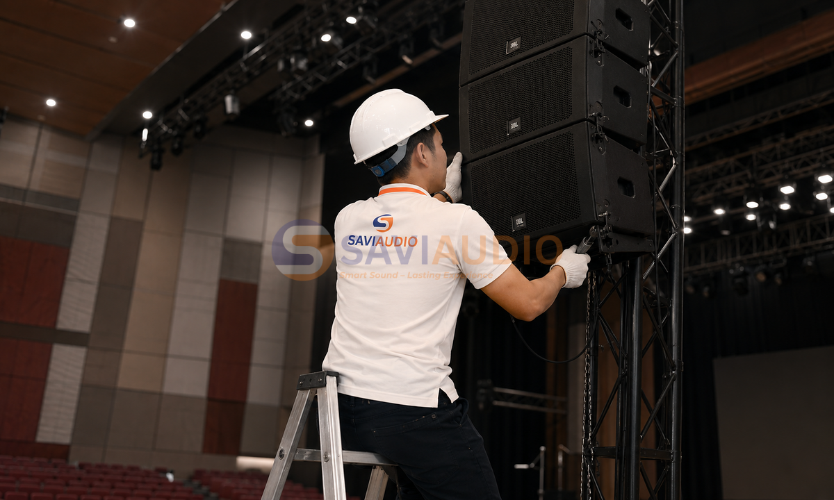 Saviaudio - đơn vị cung cấp âm thanh công suất lớn