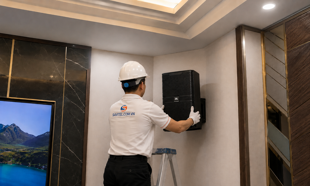 SAVIAUDIO là địa chỉ đáng tham khảo nếu bạn cần tư vấn loa JBL cho karaoke, hội trường, sự kiện hoặc lắp đặt hệ thống âm thanh trọn gói