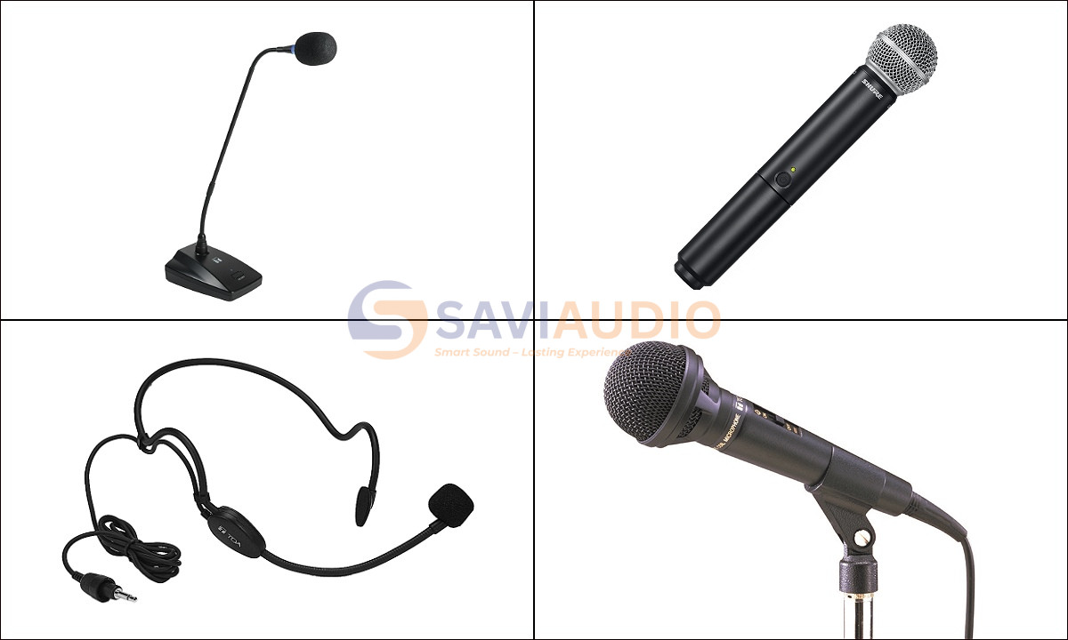 Các loại micro thường dùng cho hội trường