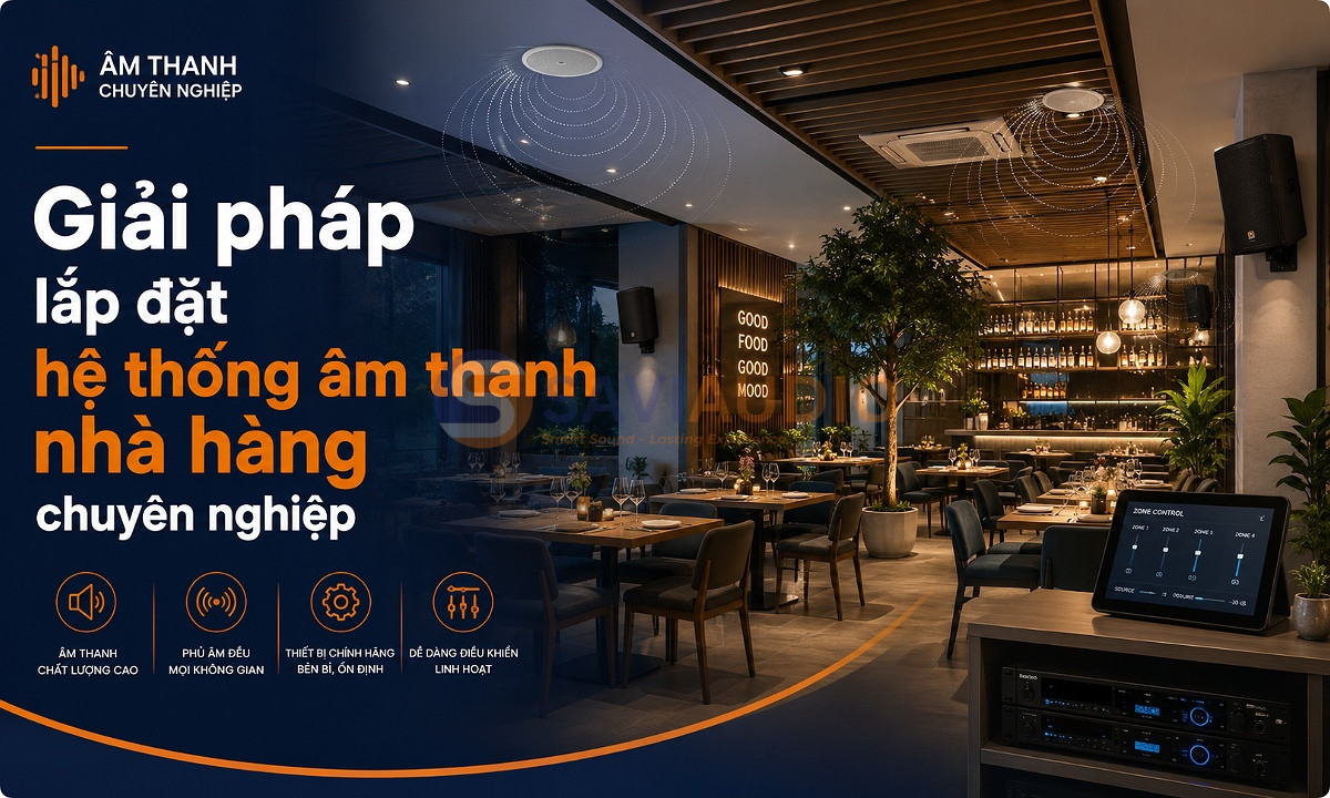Âm thanh nhà hàng chuyên nghiệp
