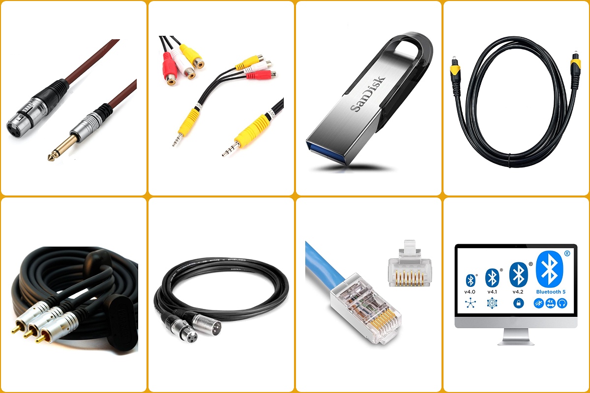 Các cổng kết nối phổ biến trên bộ giải mã DAC