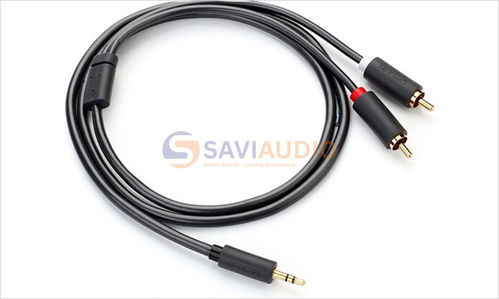 Dây 3.5mm ra 2 đầu RCA