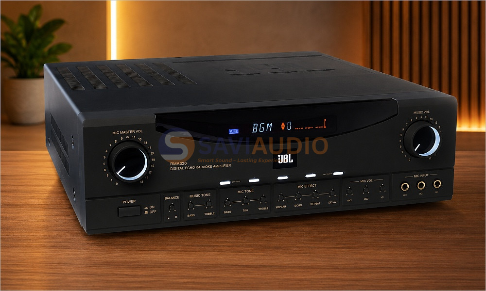 Đẩy liền vang (Amply liền vang) JBL RMA-330A