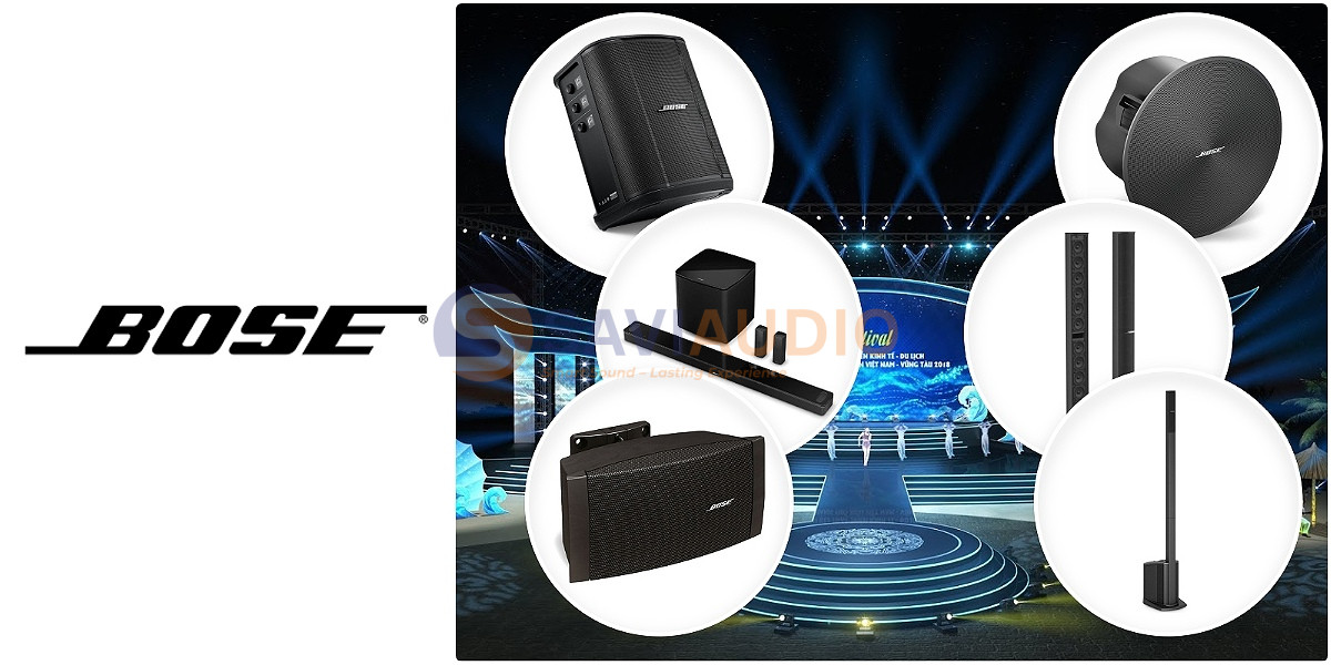 Bose - thương hiệu loa Mỹ quen thuộc với người dùng gia đình và công trình