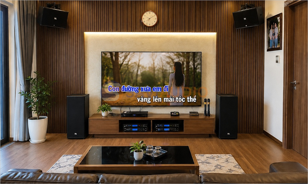 Cặp loa karaoke cho phòng từ 25m²