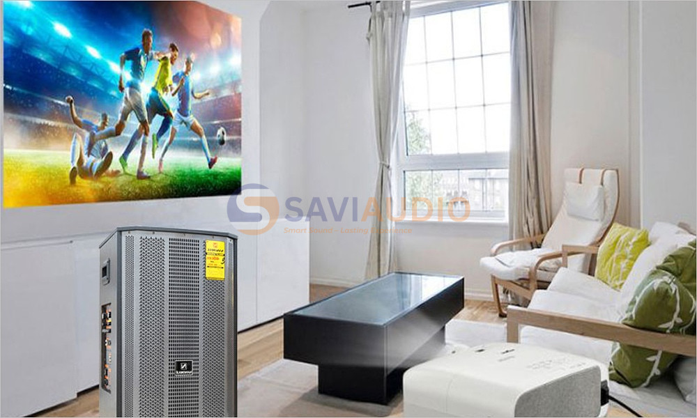 Am thanh từ máy chiếu ra loa ngoài