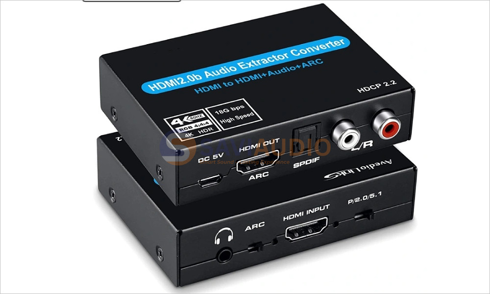 Xuất âm thanh qua HDMI Audio Extractor 