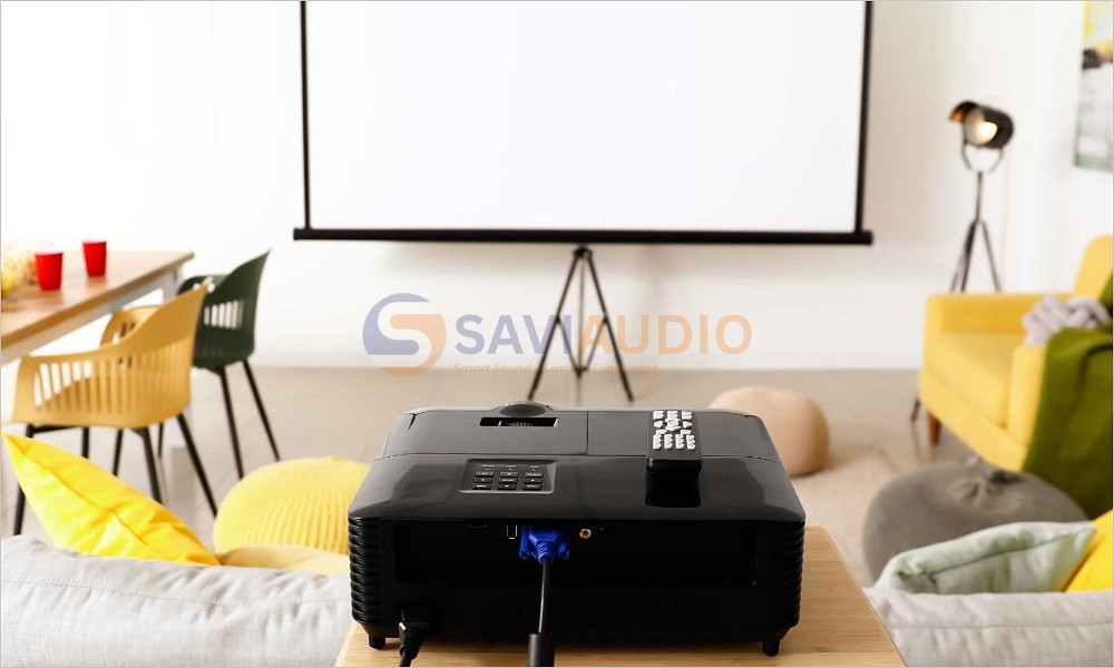 Máy chiếu không xuất âm thanh ra loa ngoài