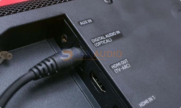 Cổng kết nối optical bị hỏng