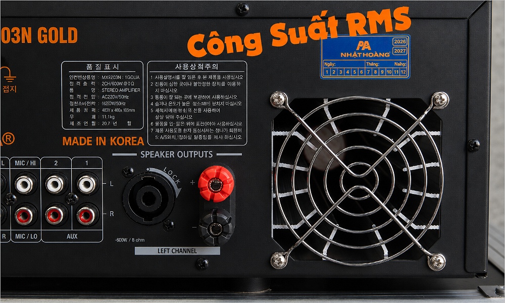 Lưu ý khi chọn loa theo công suất RMS trong thực tế