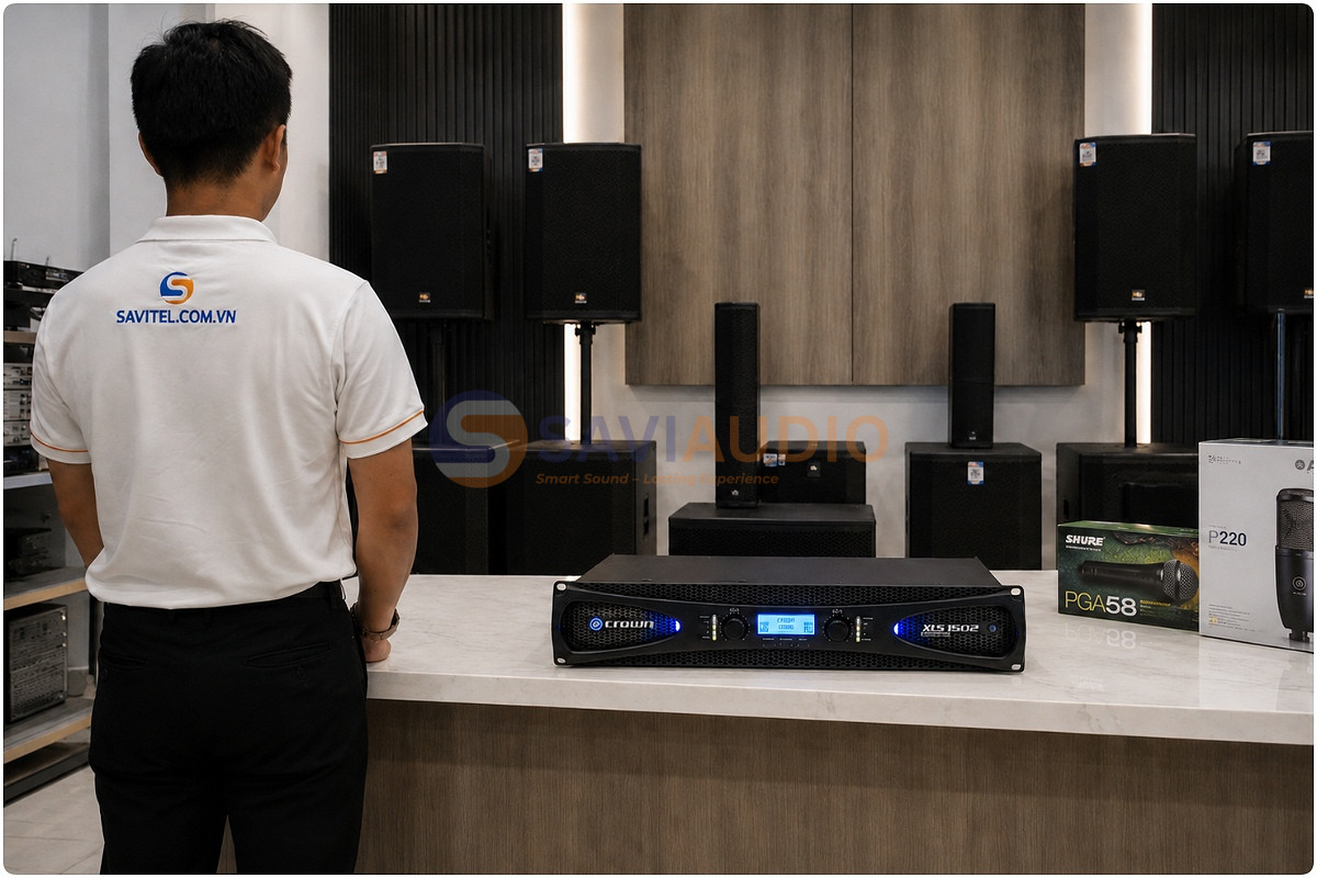 SAVIAUDIO tư vấn chọn cục đẩy Class D 2 kênh phù hợp