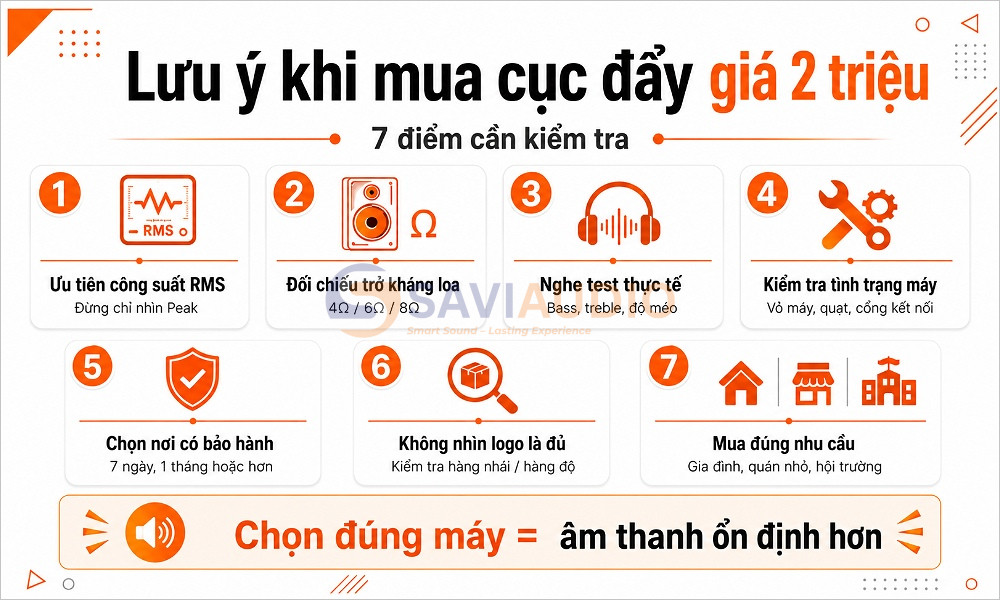 Những lưu ý quan trọng khi mua cục đẩy giá 2 triệu