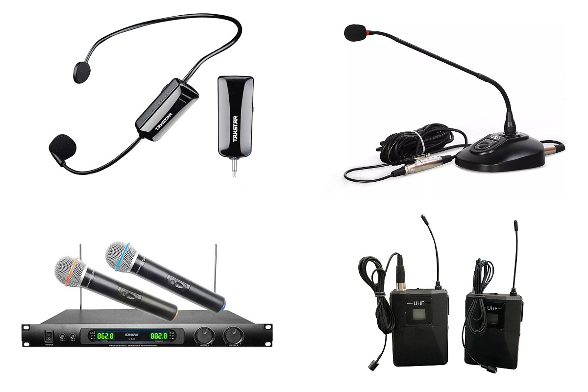 Micro hệ thống âm thanh trường học