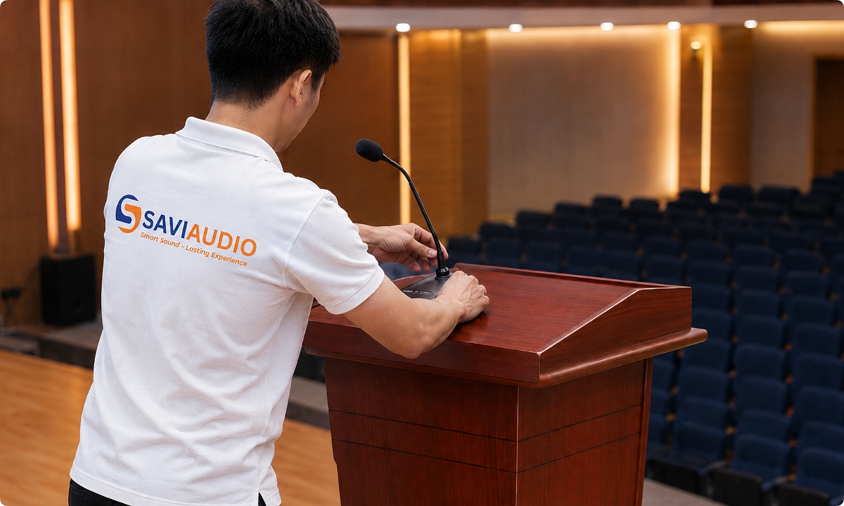 Saviaudio lắp đặt hệ thống âm thanh chuyên nghiệp