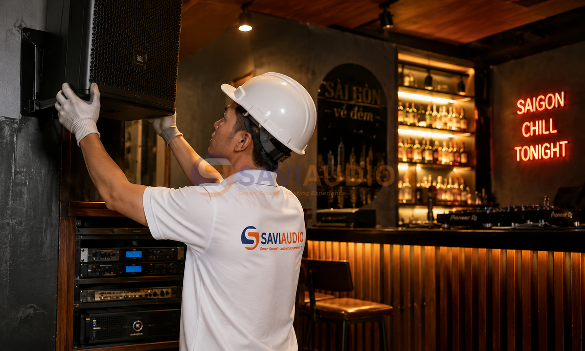 SAVIAUDIO - Đơn vị tư vấn dàn âm thanh cho quán bar cao cấp