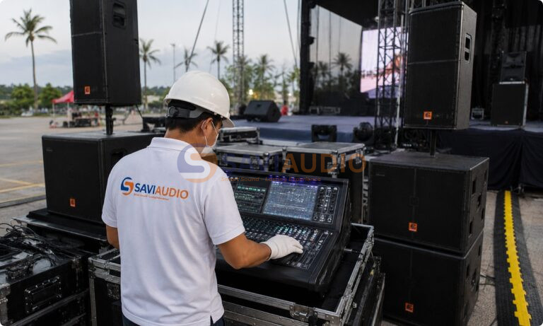SAVIAUDIO – Đơn vị lắp đặt và cung cấp âm thanh sân khấu ngoài trời hàng đầu