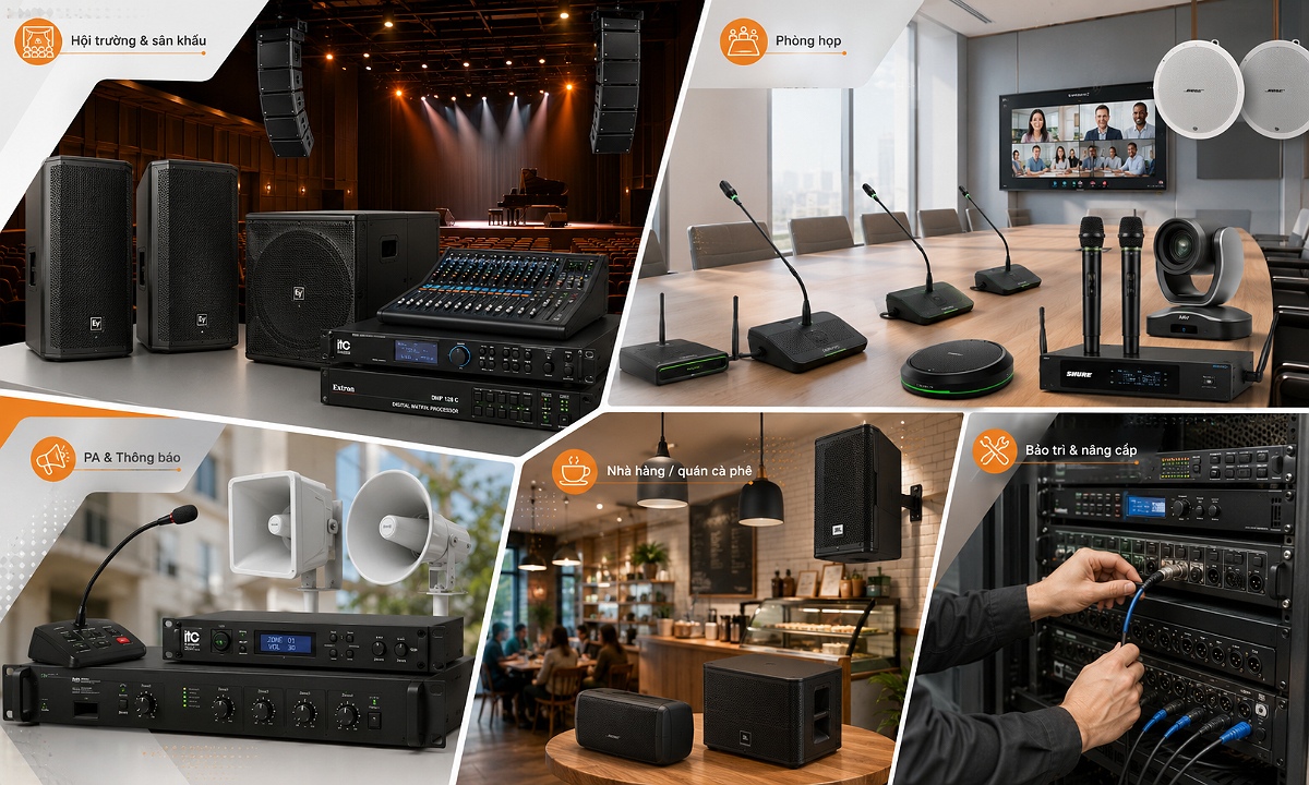 Giới thiệu sản phẩm và dịch vụ SAVIAUDIO cung cấp