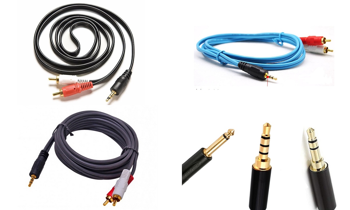 Dây loa, jack kết nối và vật tư thi công hệ thống âm thanh