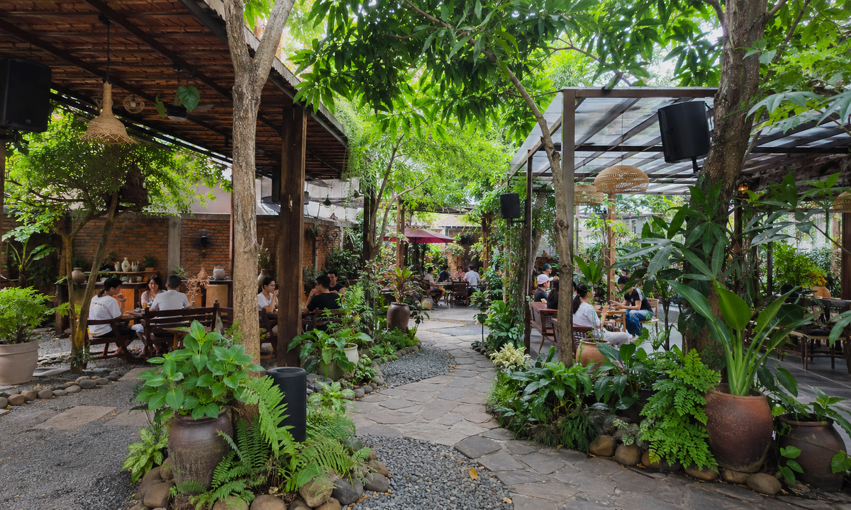 Âm thanh cho quán cafe sân vườn