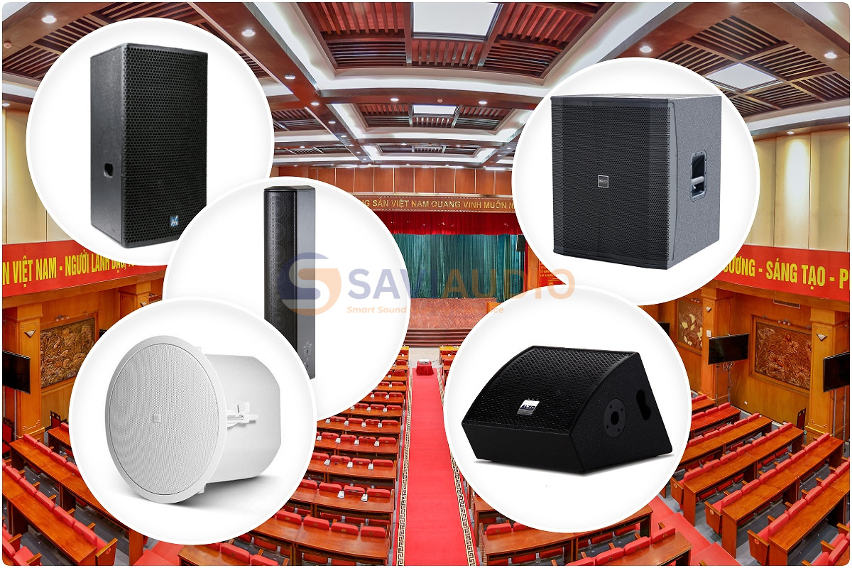 Loa hội trường, loa phòng họp và loa kiểm âm