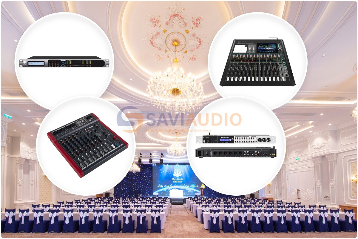 Mixer, vang số hoặc bộ xử lý tín hiệu âm thanh