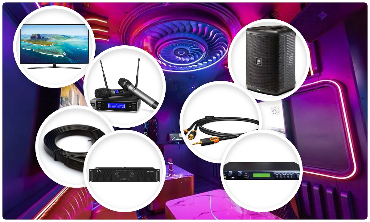 Dàn karaoke gia đình gồm những thiết bị nào?