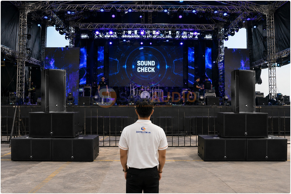SAVIAUDIO tư vấn giải pháp loa full, loa sub, mixer, vang số, processor và hệ thống khuếch đại phù hợp