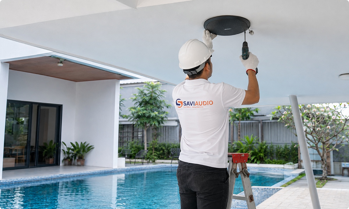 SAVIAUDIO – Địa chỉ cung cấp loa hồ bơi chất lượng, đáng tin cậy