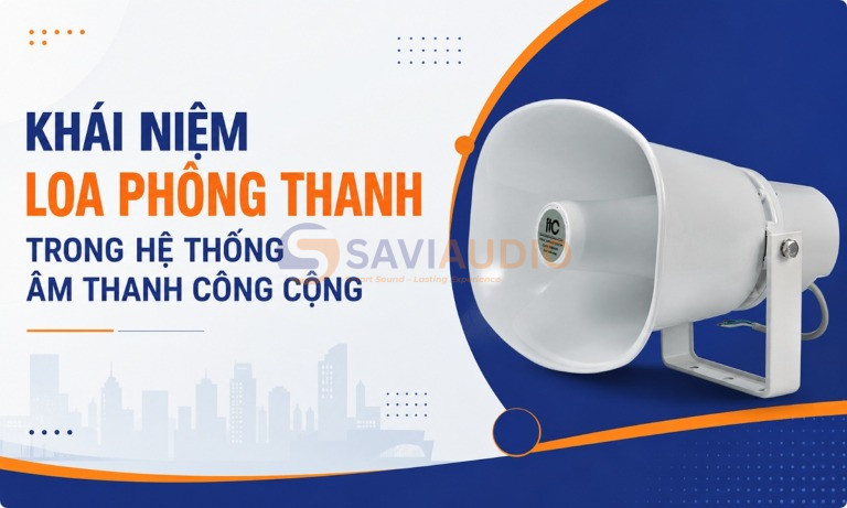 Loa phóng thanh là gì trong hệ thống công cộng