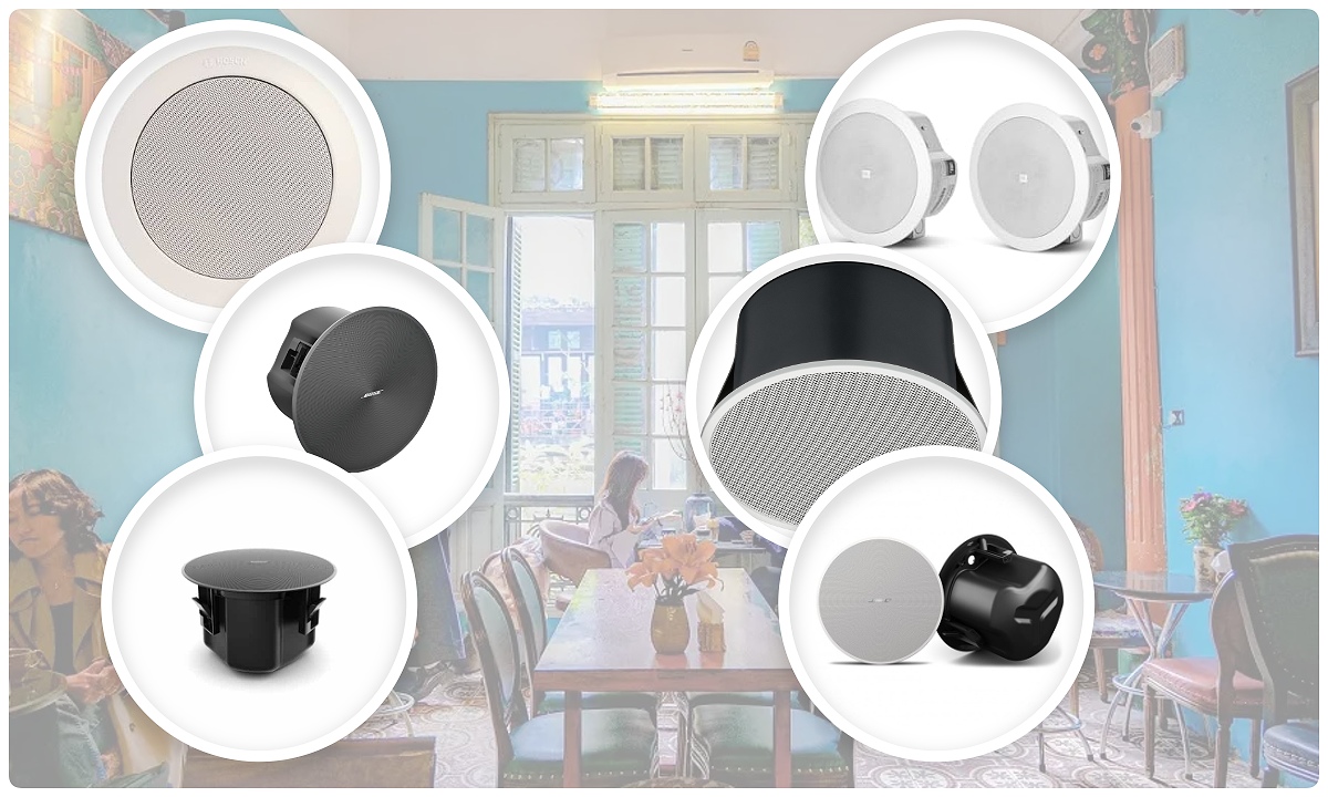 loa âm trần tốt nhất cho quán cafe