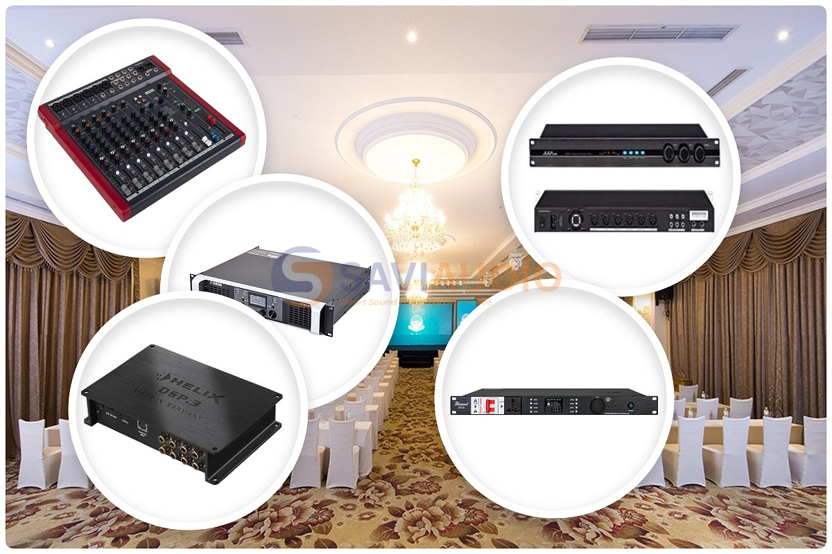 Mixer, cục đẩy công suất và bộ xử lý tín hiệu