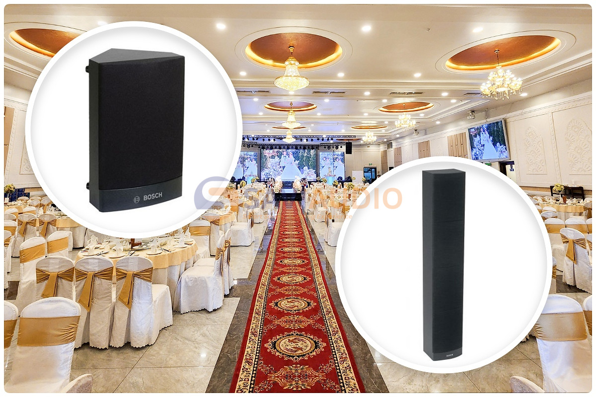Loa Bosch dòng Cabinet/Column Speaker cho hội trường, sự kiện