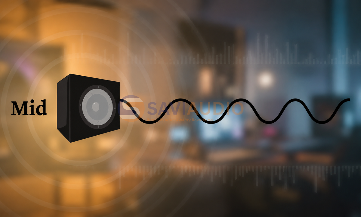 Dải mid bass 80–500Hz