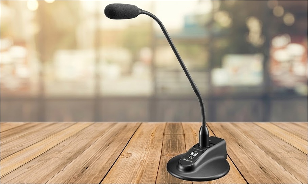 Micro cổ ngỗng cho hội nghị, bục phát biểu và phòng họp