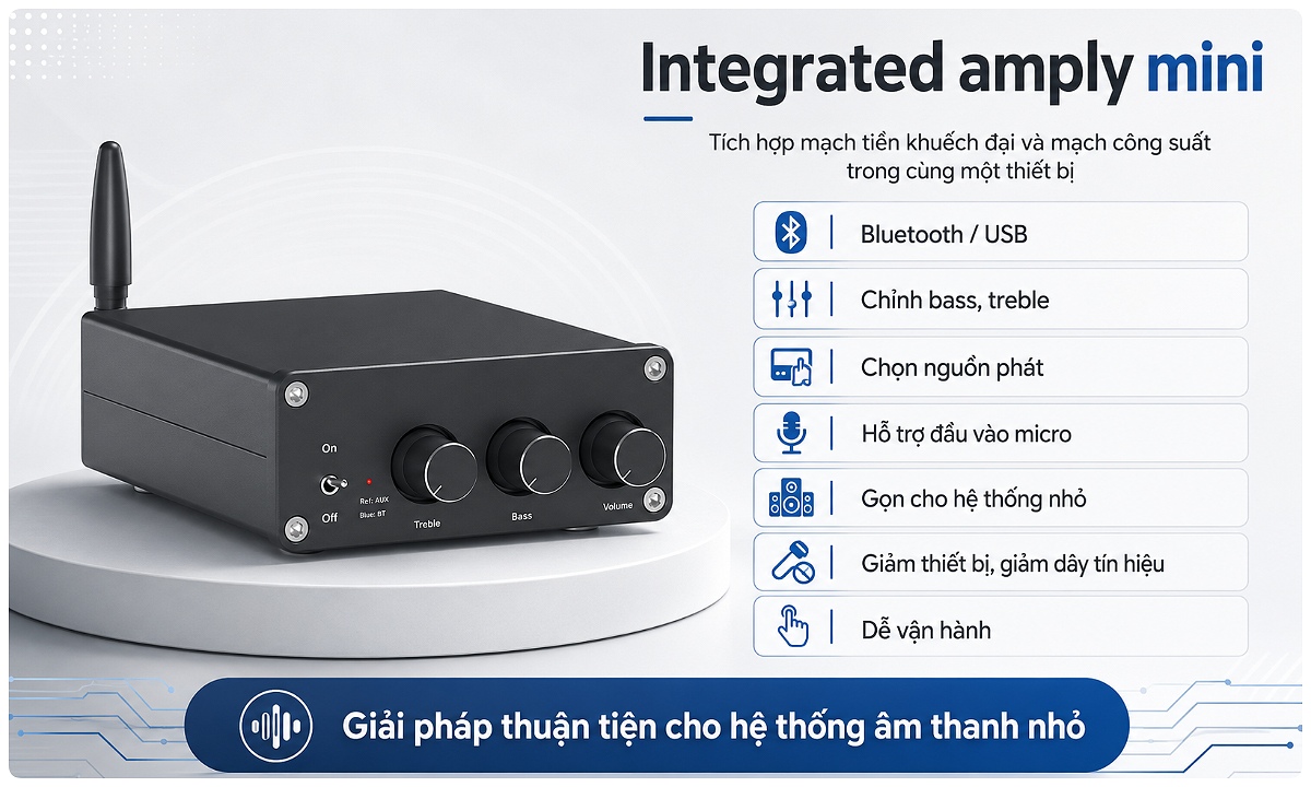 Integrated amply mini