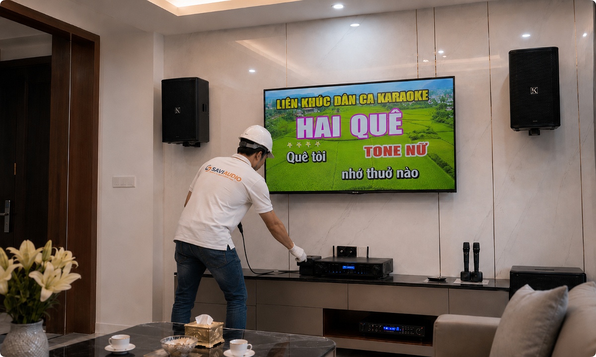 Giải pháp tư vấn, thiết kế và lắp đặt hệ thống âm thanh từ SAVIAUDIO