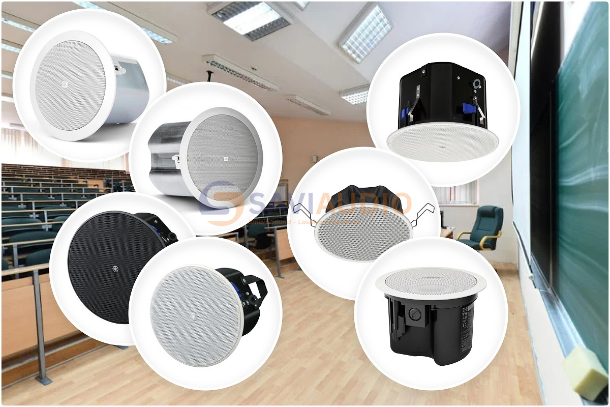 Loa âm trần cho phòng học hiện đại