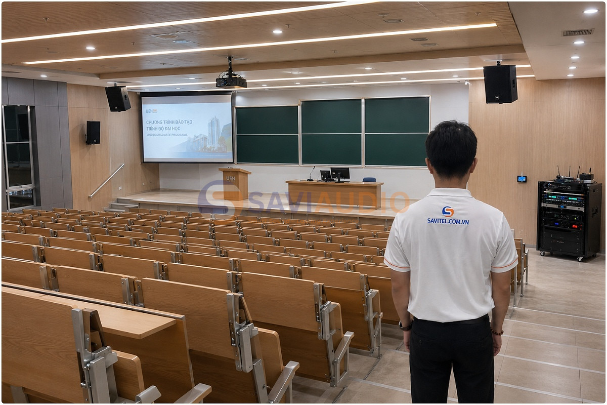 SAVIAUDIO tư vấn thiết bị âm thanh hỗ trợ giảng dạy